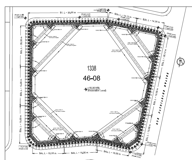 Block 46 Deep Excavation and Strutting System