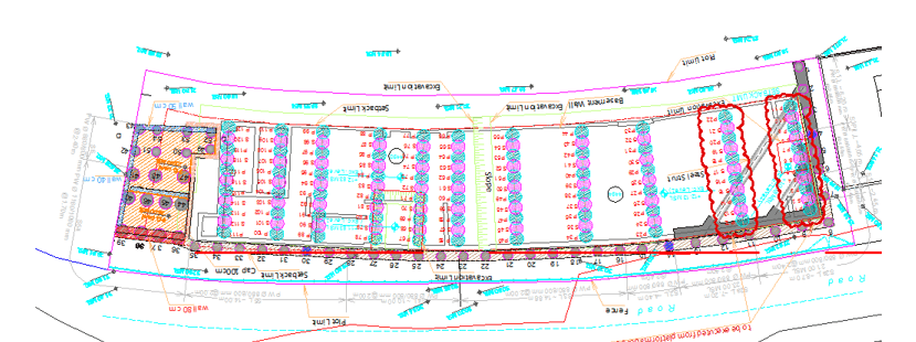 Sioufi Building Secant Pile Retaining Wall